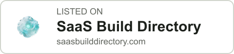 Listed on SaaS Build Directory